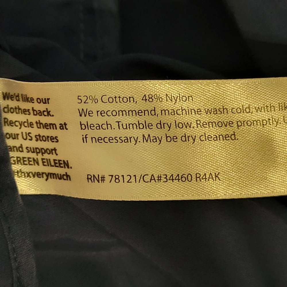 Eileen Fisher Weather Resistant Lightweight Blue Jacket
